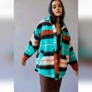 Urban Outfitters BDG Brushed Melton shirt jacket